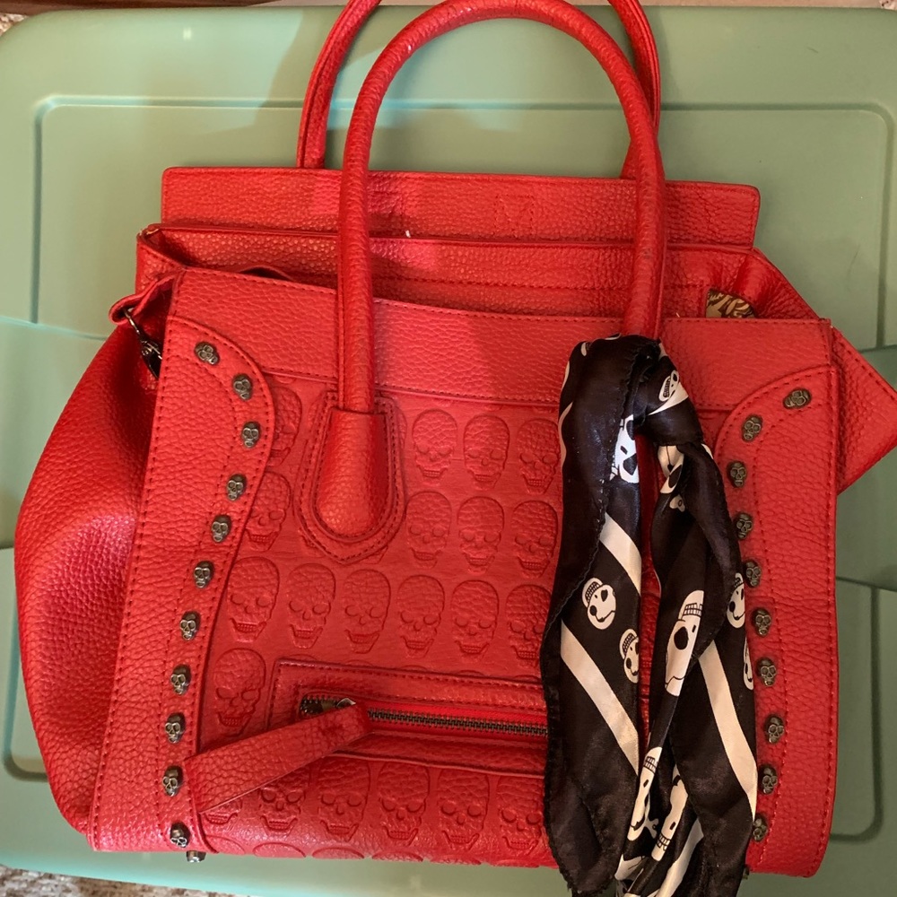 Red Skull Purse